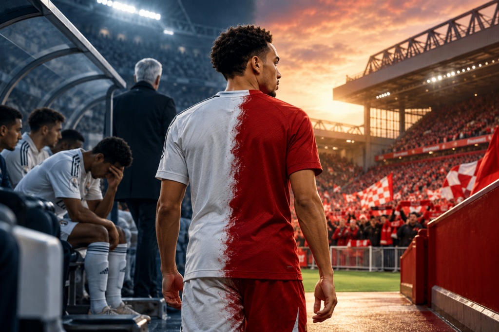 Mercato : Liverpool envisagerait un retour surprise de Trent Alexander-Arnold, en difficulté au Real Madrid
