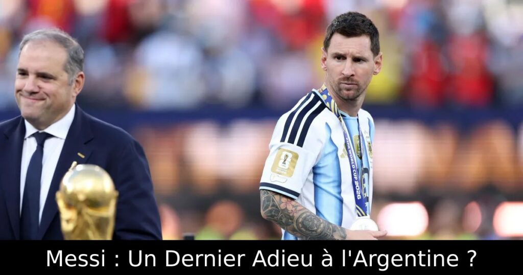 Messi : Un Dernier Adieu à l&rsquo;Argentine ?