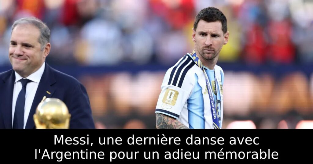 Messi, une dernière danse avec l&rsquo;Argentine pour un adieu mémorable