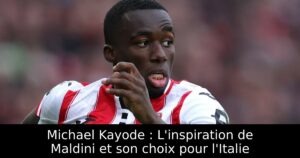 Michael Kayode : L&rsquo;inspiration de Maldini et son choix pour l&rsquo;Italie