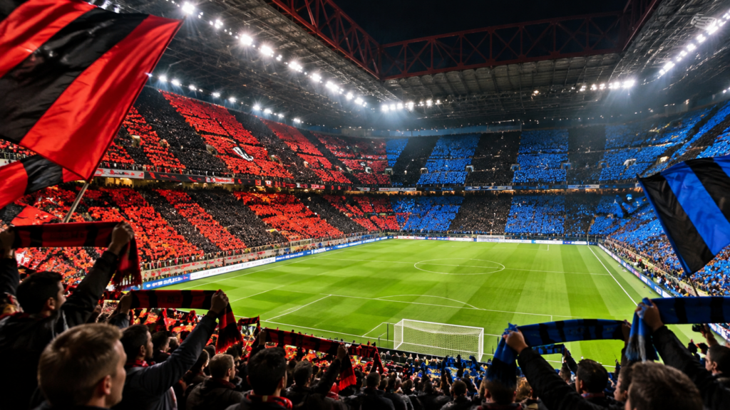 Milan-Inter : les tifos font leur grand retour à San Siro pour un derby historique