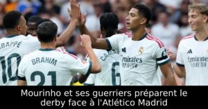 Mourinho et ses guerriers préparent le derby face à l&rsquo;Atlético Madrid