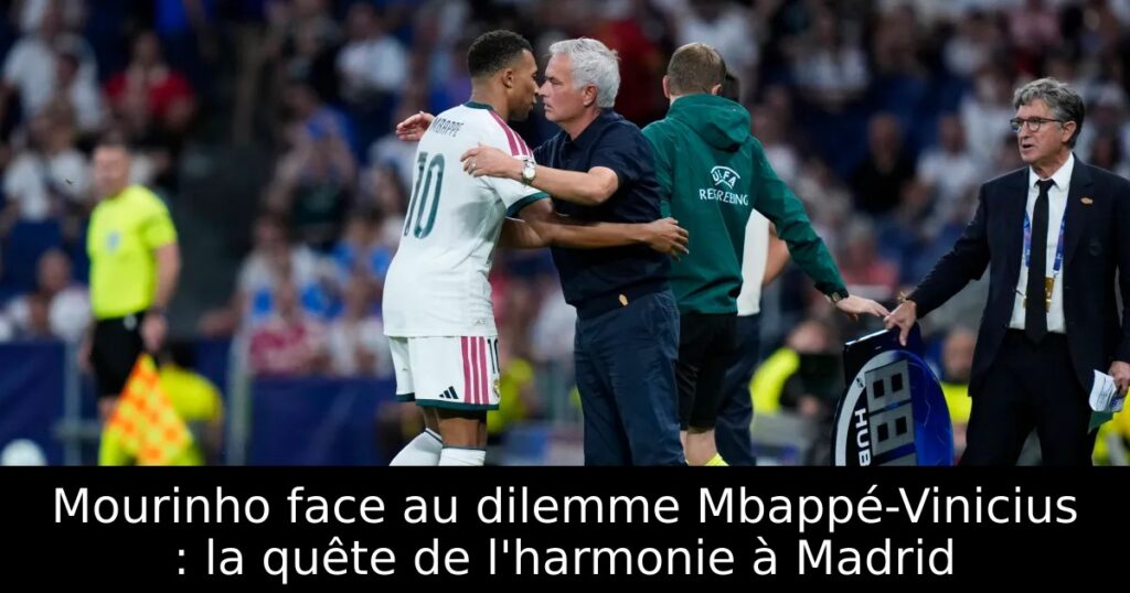 Mourinho face au dilemme Mbappé-Vinicius : la quête de l&rsquo;harmonie à Madrid