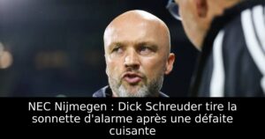 NEC Nijmegen : Dick Schreuder tire la sonnette d&rsquo;alarme après une défaite cuisante