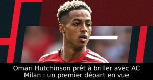 Omari Hutchinson prêt à briller avec AC Milan : un premier départ en vue