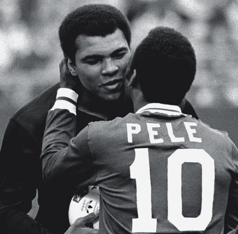 Pelé et Muhammad Ali en 1977