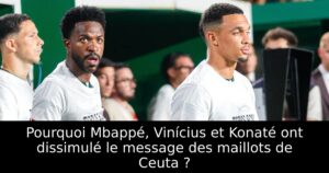 Pourquoi Mbappé, Vinícius et Konaté ont dissimulé le message des maillots de Ceuta ?