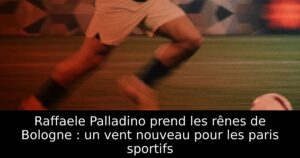 Raffaele Palladino prend les rênes de Bologne : un vent nouveau pour les paris sportifs