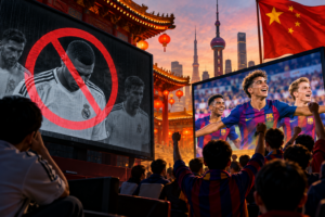 Real Madrid boycotté en Chine : le FC Barcelone échappe à la suspension des diffusions