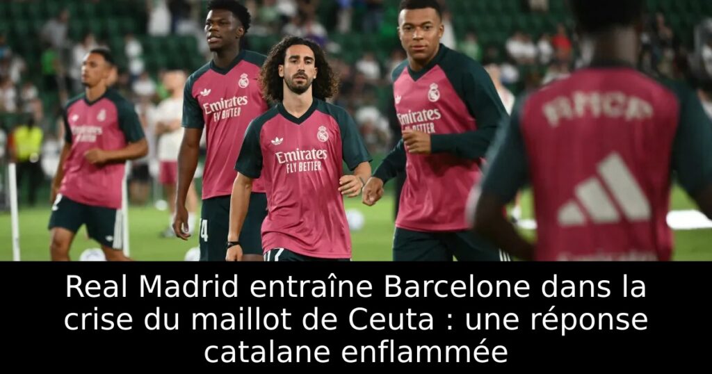Real Madrid entraîne Barcelone dans la crise du maillot de Ceuta : une réponse catalane enflammée