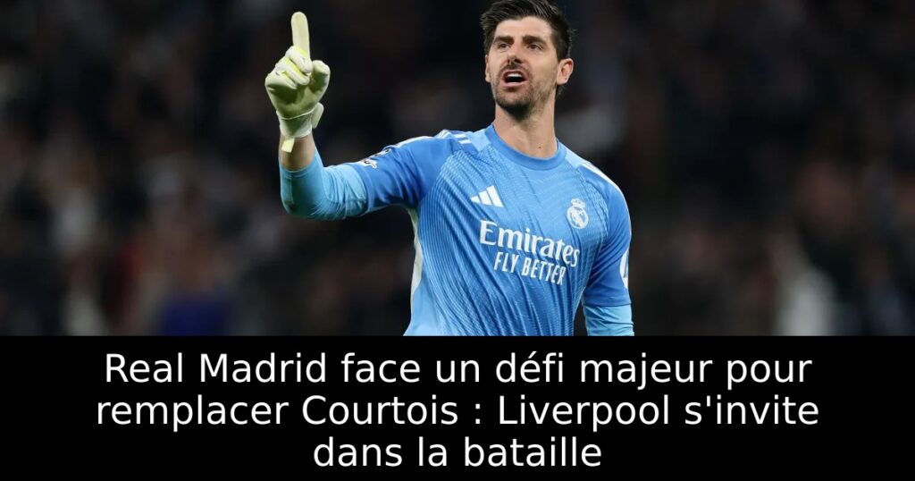 Real Madrid face un défi majeur pour remplacer Courtois : Liverpool s&rsquo;invite dans la bataille