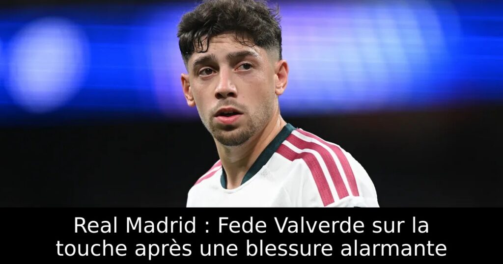 Real Madrid : Fede Valverde sur la touche après une blessure alarmante