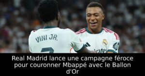 Real Madrid lance une campagne féroce pour couronner Mbappé avec le Ballon d&rsquo;Or
