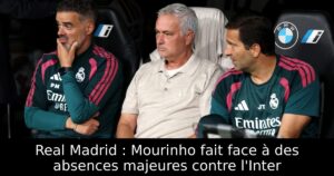 Real Madrid : Mourinho fait face à des absences majeures contre l&rsquo;Inter