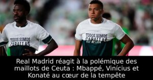 Real Madrid réagit à la polémique des maillots de Ceuta : Mbappé, Vinícius et Konaté au cœur de la tempête