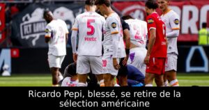 Ricardo Pepi, blessé, se retire de la sélection américaine