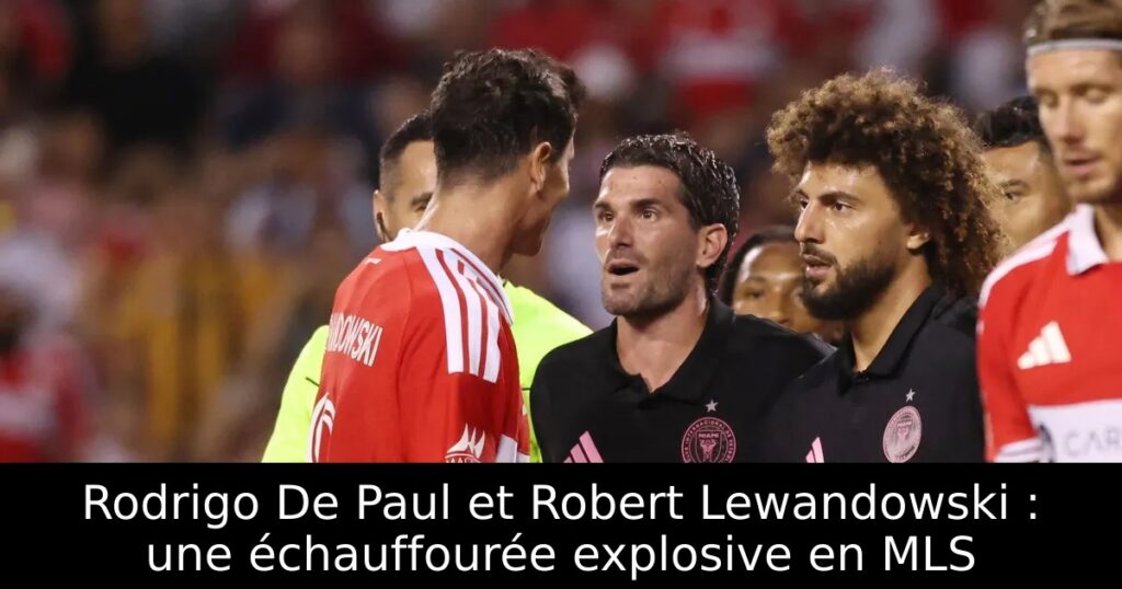Rodrigo De Paul et Robert Lewandowski : une échauffourée explosive en MLS