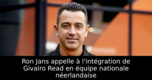 Ron Jans appelle à l&rsquo;intégration de Givairo Read en équipe nationale néerlandaise