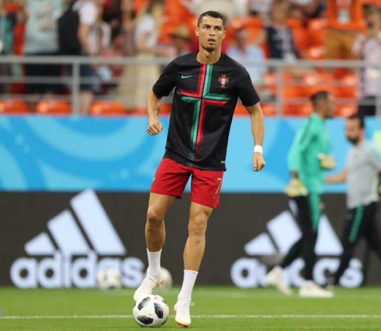 Cristiano Ronaldo en match — Portugal — 2018