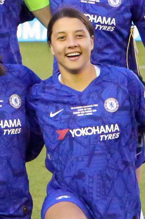 Sam Kerr sous les couleurs de Chelsea en 2020