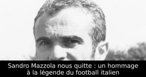 Sandro Mazzola nous quitte : un hommage à la légende du football italien