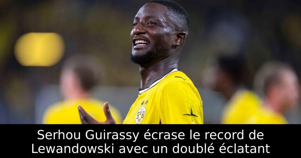 Serhou Guirassy écrase le record de Lewandowski avec un doublé éclatant