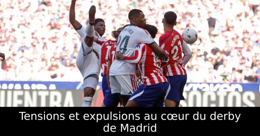 Tensions et expulsions au cœur du derby de Madrid