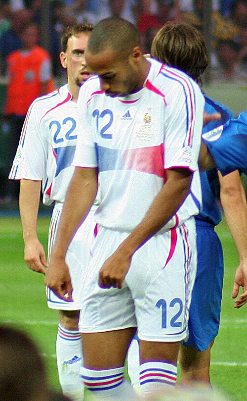 Thierry Henry en finale de la Coupe du monde 2006