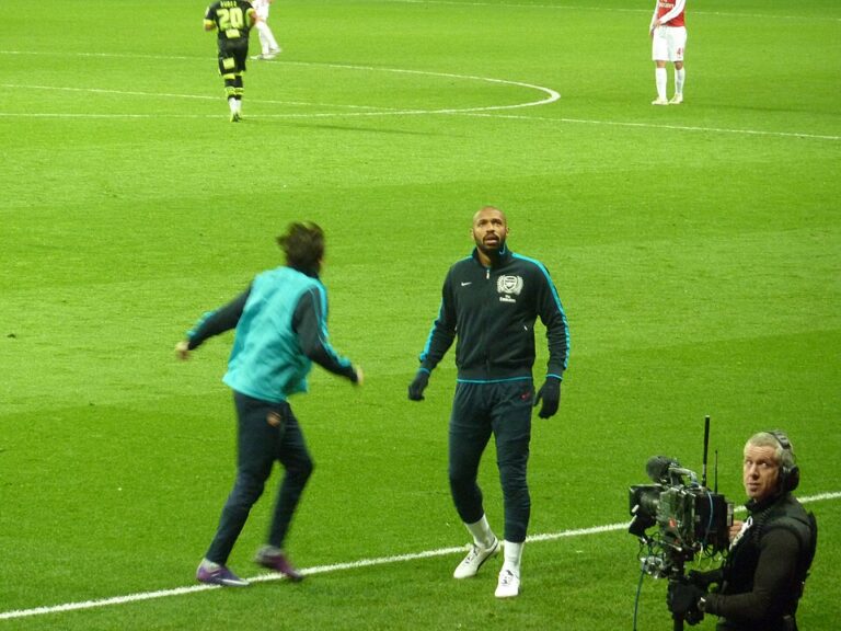 Thierry Henry lors de son retour à Arsenal en 2012