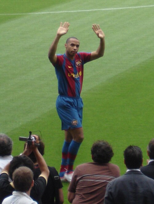 Thierry Henry avec le FC Barcelone