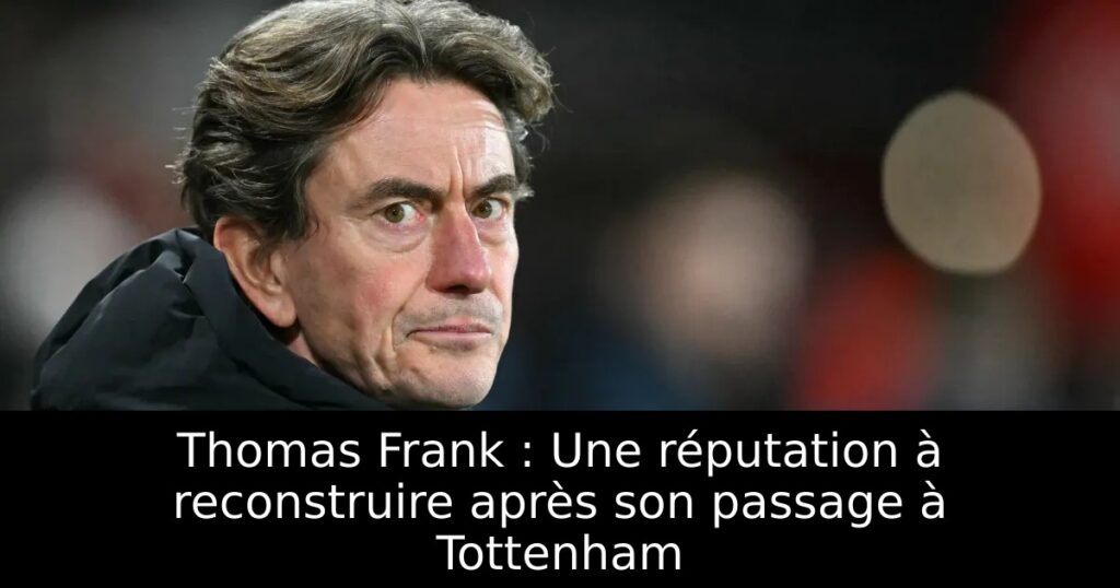 Thomas Frank : Une réputation à reconstruire après son passage à Tottenham
