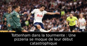 Tottenham dans la tourmente : Une pizzeria se moque de leur début catastrophique