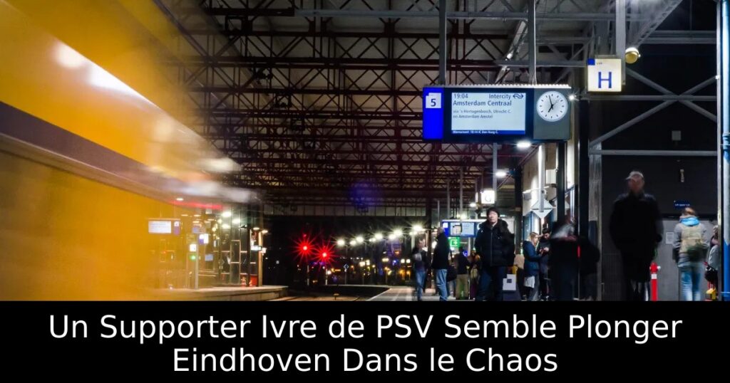 Un Supporter Ivre de PSV Semble Plonger Eindhoven Dans le Chaos