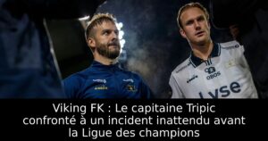 Viking FK : Le capitaine Tripic confronté à un incident inattendu avant la Ligue des champions