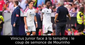Vinicius Junior face à la tempête : le coup de semonce de Mourinho