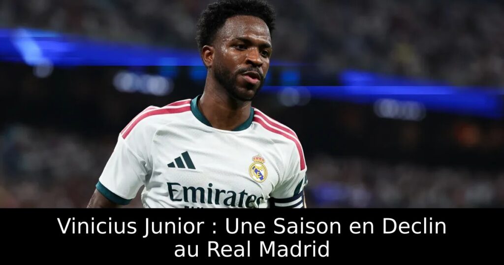 Vinicius Junior : Une Saison en Declin au Real Madrid