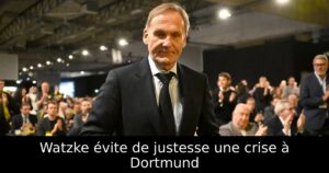 Watzke évite de justesse une crise à Dortmund