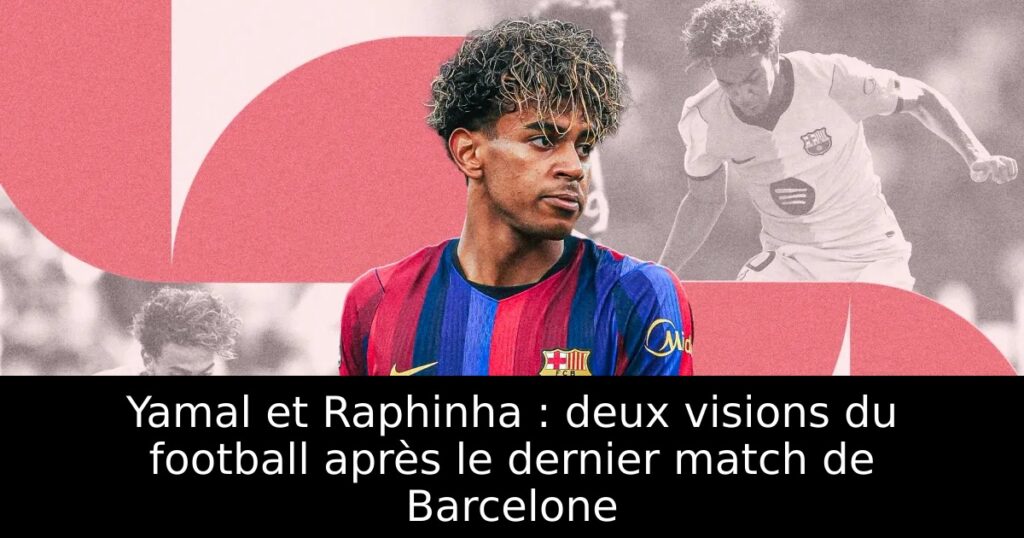 Yamal et Raphinha : deux visions du football après le dernier match de Barcelone