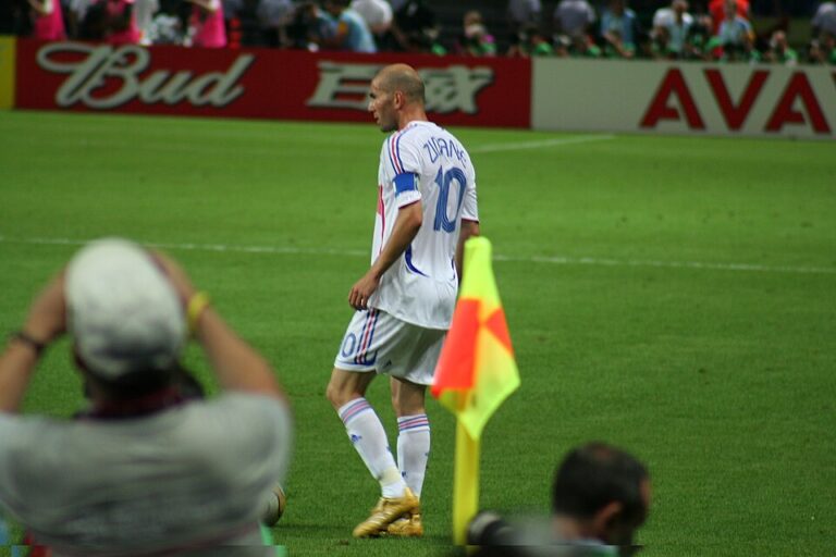 Zinedine Zidane avec la France en finale du Mondial 2006