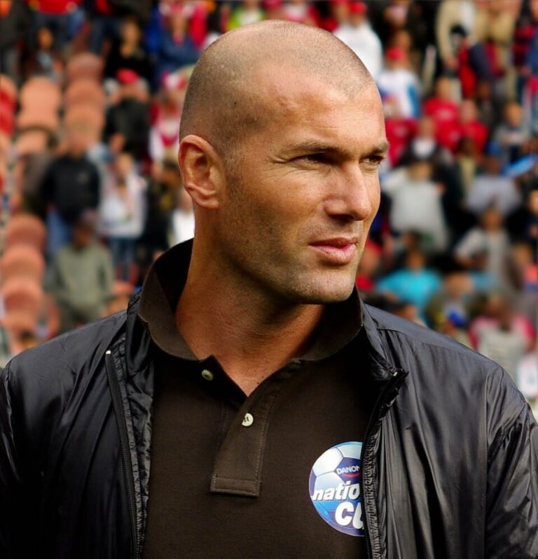 Zinedine Zidane lors d’une rencontre en 2008